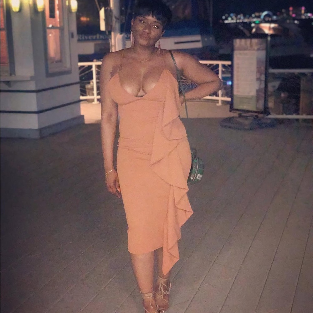 Blush Orange Dress